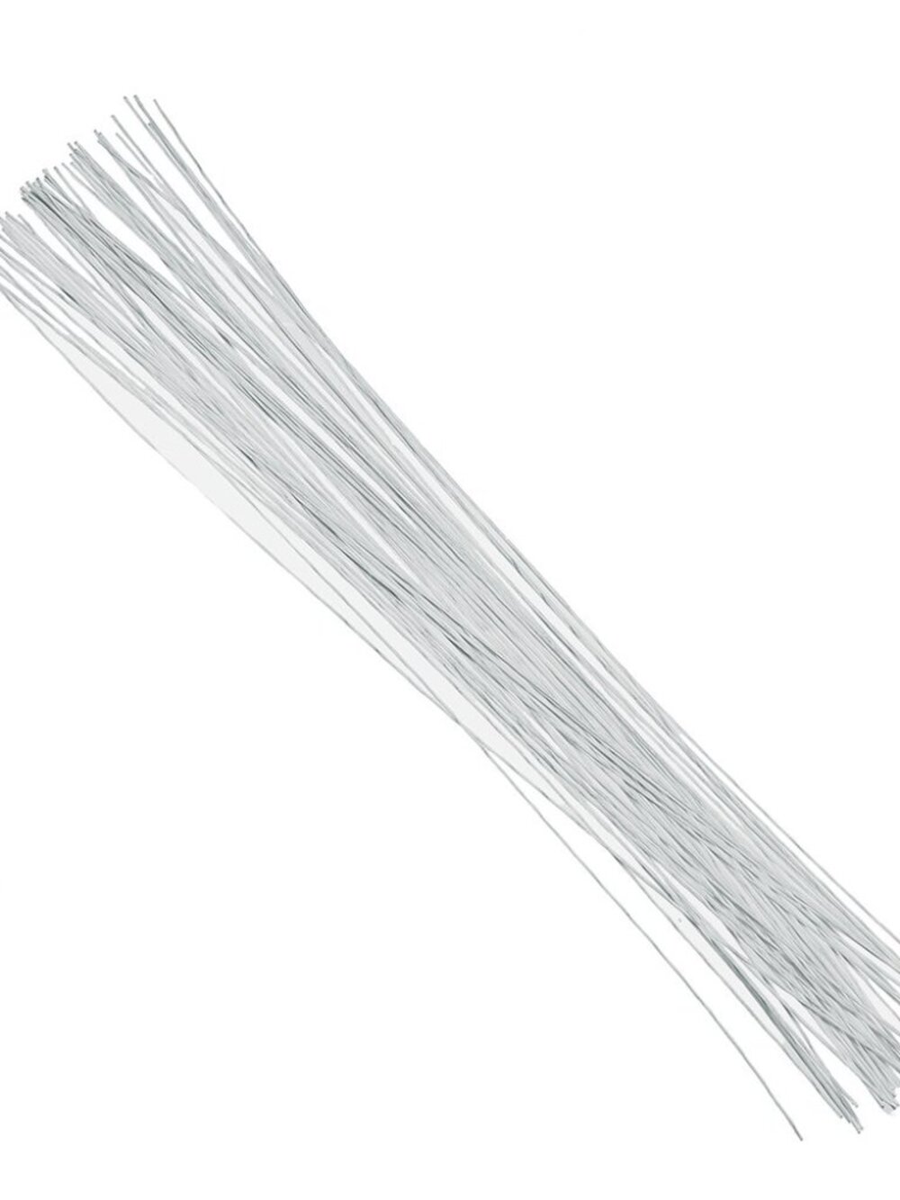 22 Gauge White Floral Wire 16 inch,50/Package